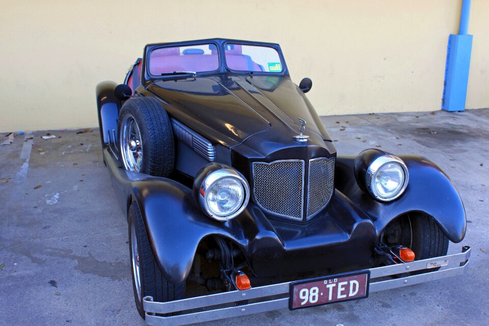 Nostalgic vintage car automobile vehicle