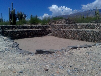 Ruins of quilmes mortars culture