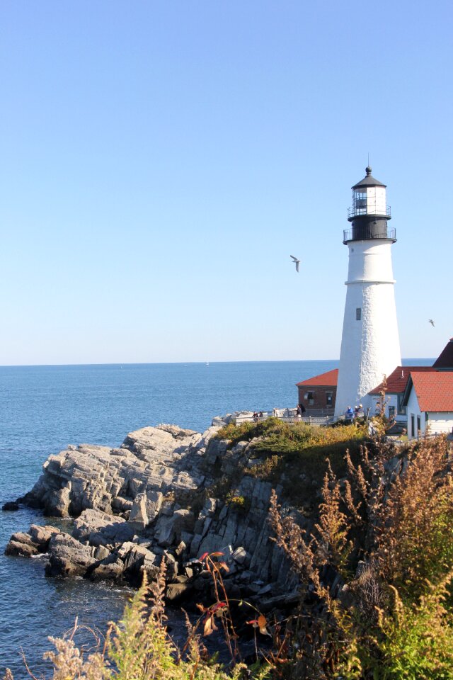 Coastline landmark maritime