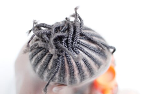 Hairstyle afro child