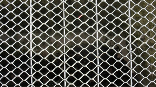 Steel grid regularly pattern