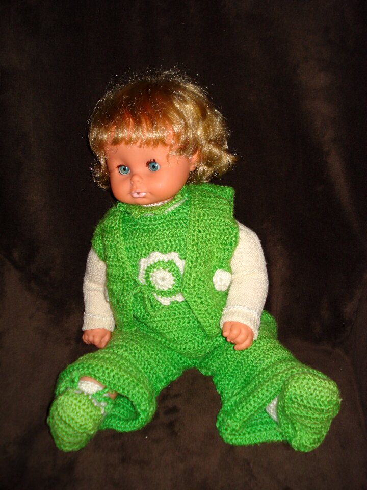 Toy child blue eyes