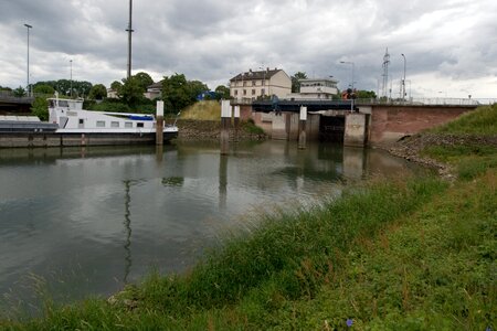 Rhine river industry mannheim