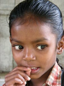 Thoughtful india close up