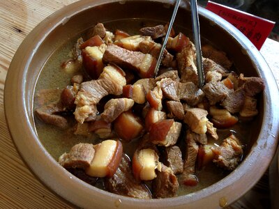 Hakka lurou three meat