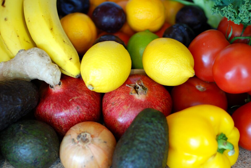 Vegetables colorful seasonal