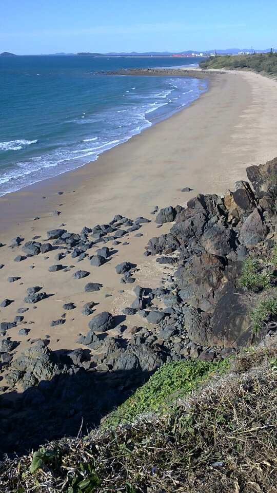 Seashore sky coast