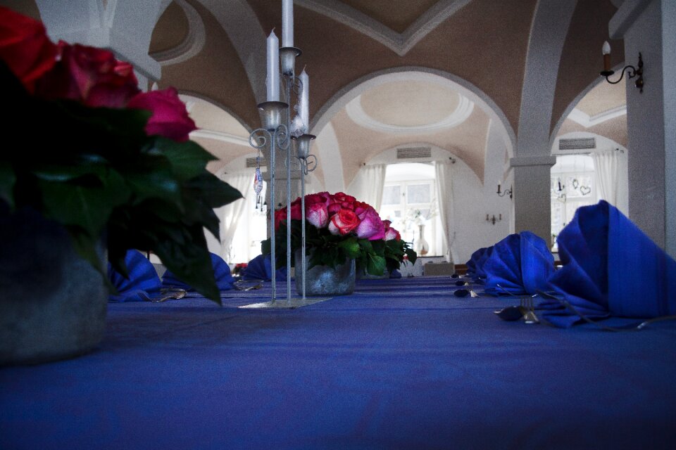 Take out tablecloth blue