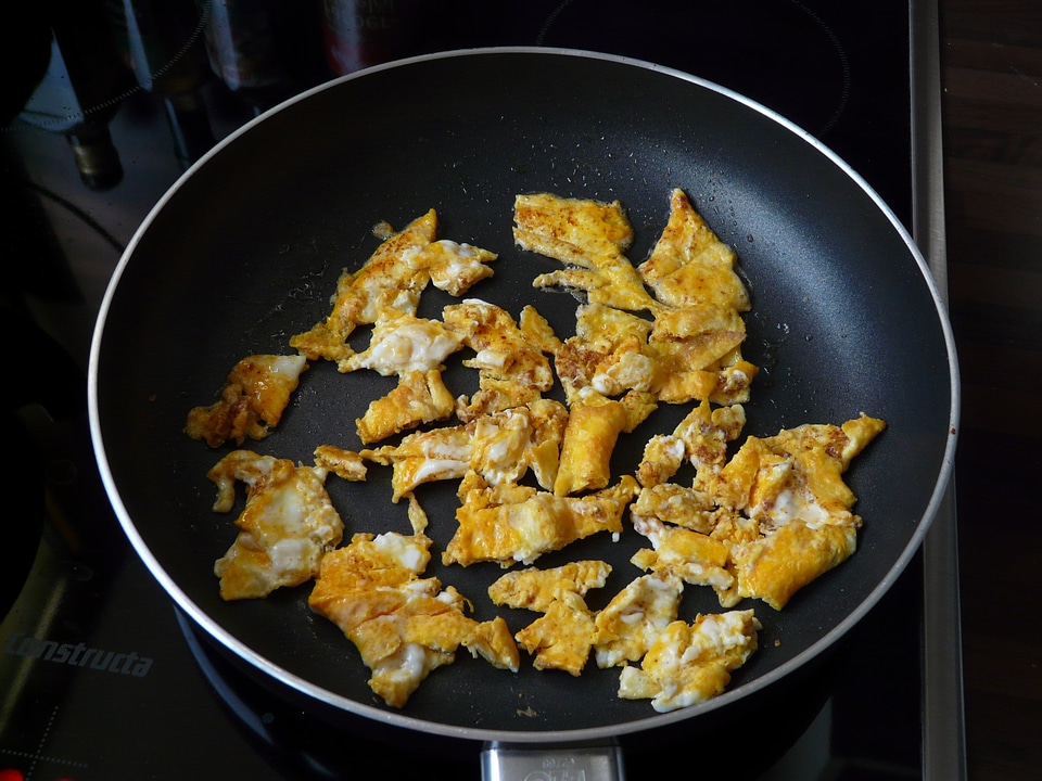Omelette fry up delicious