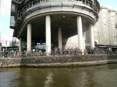 Amsterdam bike park place ride crashes