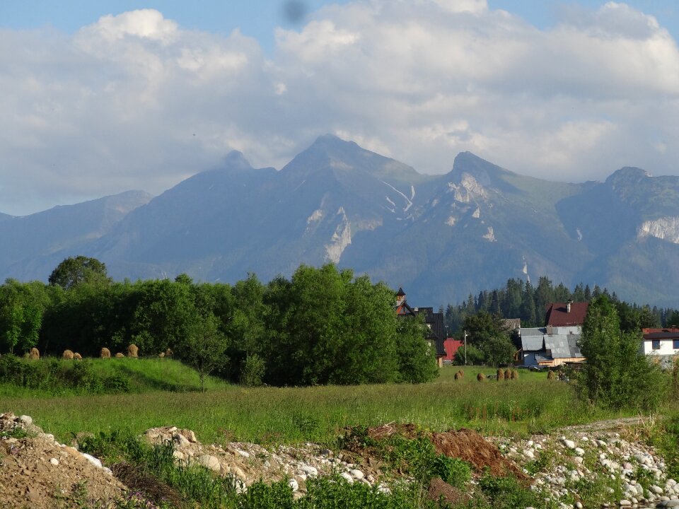Landscape view podhale