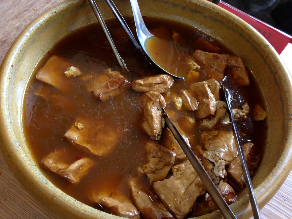 Hakka halogen tofu traditional tofu
