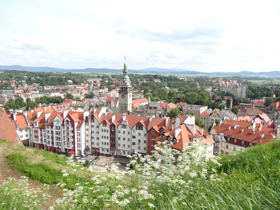 View the roofs klodzko