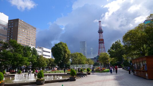 Japan construction odori park