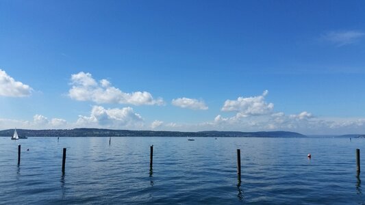Nature clouds lake constance photo