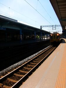 Train railroad platform