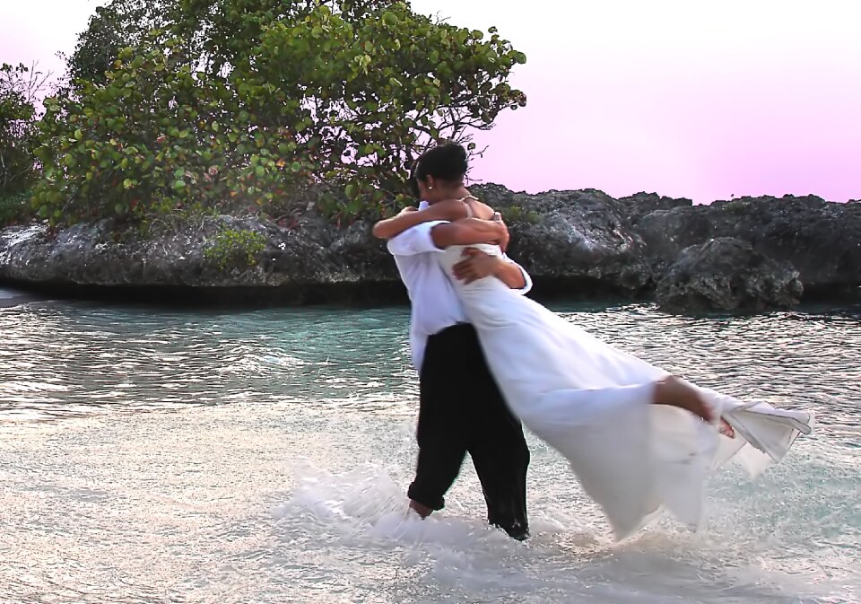 Couple commitment grooms