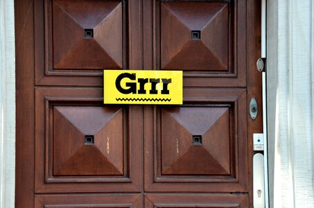 Door sign funny message