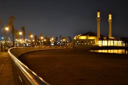 Landmark brown mosque