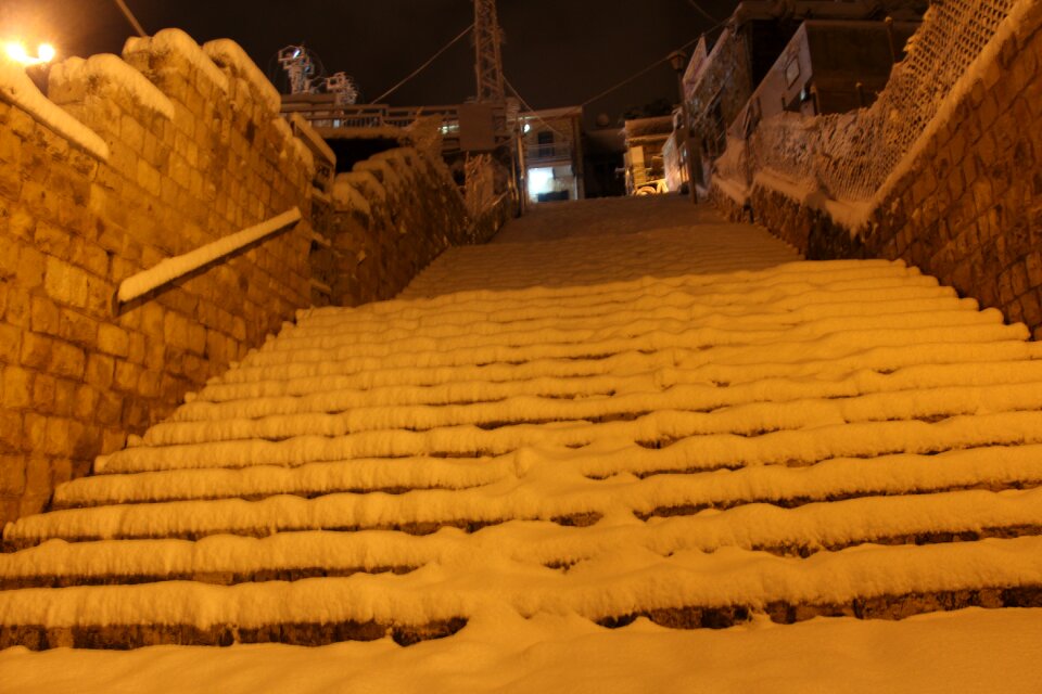 Orange heaven brown heaven orange snow