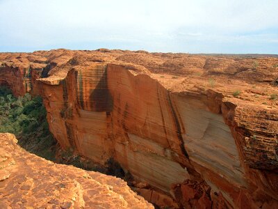 Natural attraction rock formation landscape photo