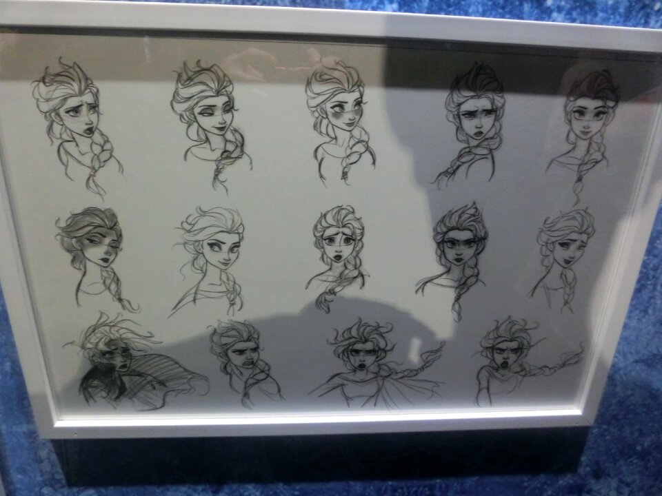 Hand-painted artwork expression draw