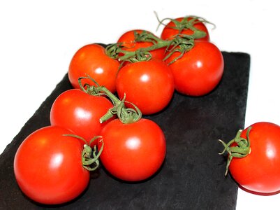 Tomato tomatoes on the vine food photo