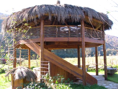 Wood thatched roofs turkey