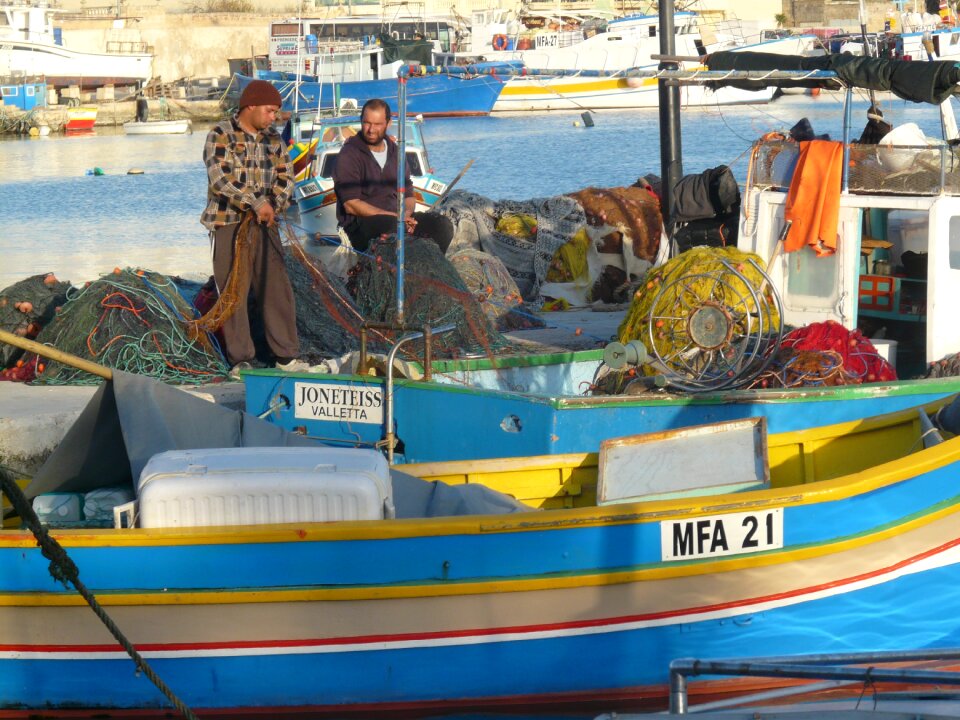 Fishing net boats boat