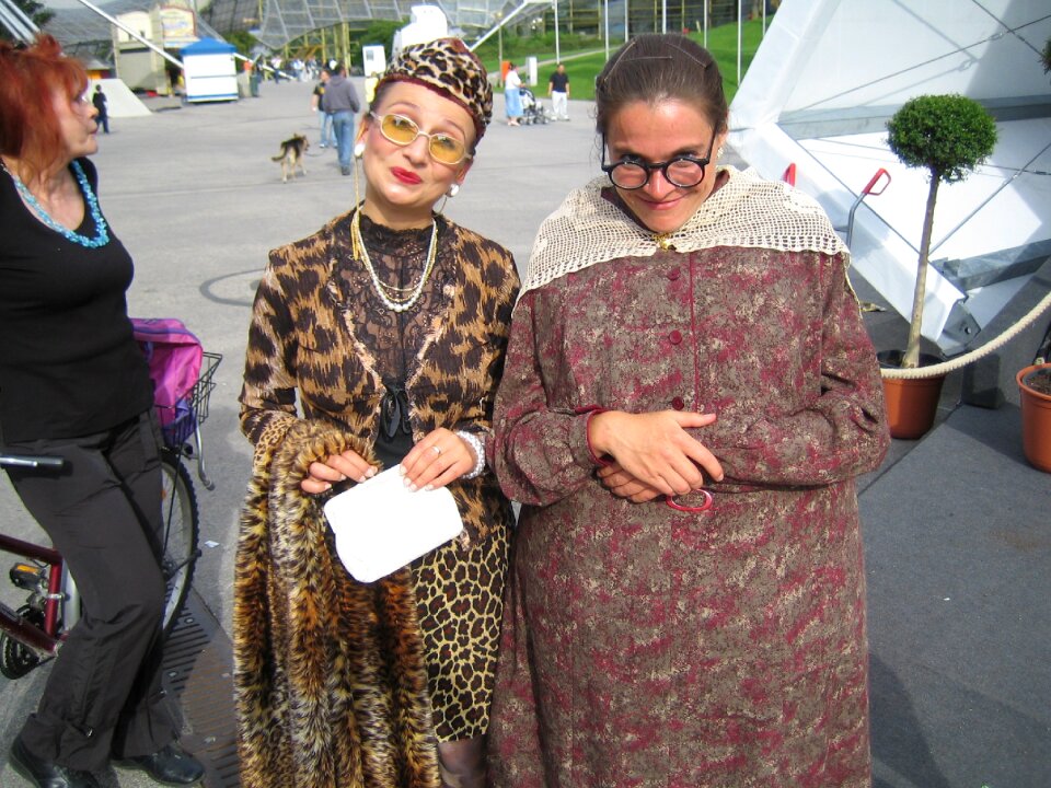 Costume woman face