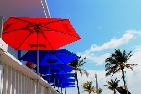 Umbrella pattern contrast