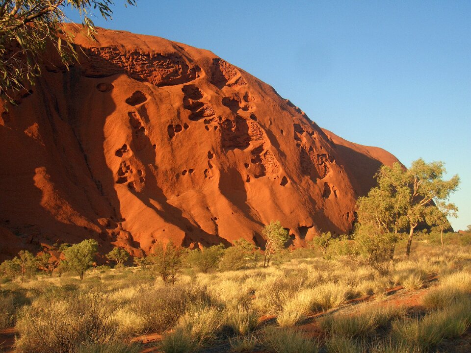 Rock rock formation dusk photo