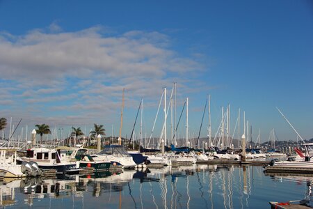 Sea port boat