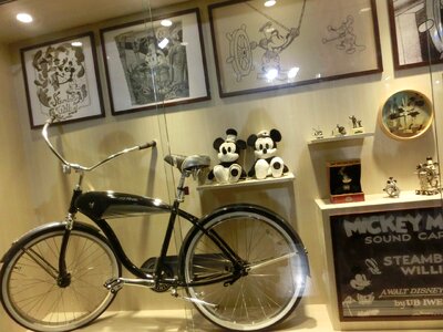 Exhibition bicycle anniversary