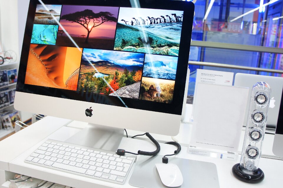 Colorful computer screen