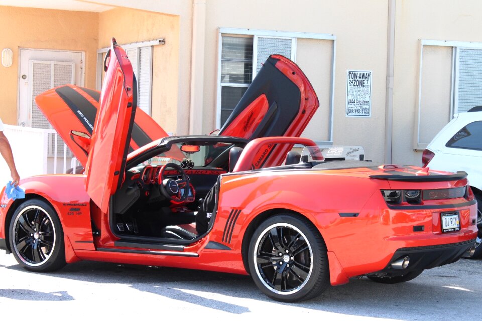 Orange american muscle