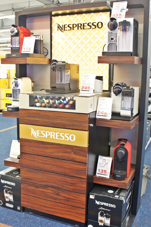 Department store coffee nespresso