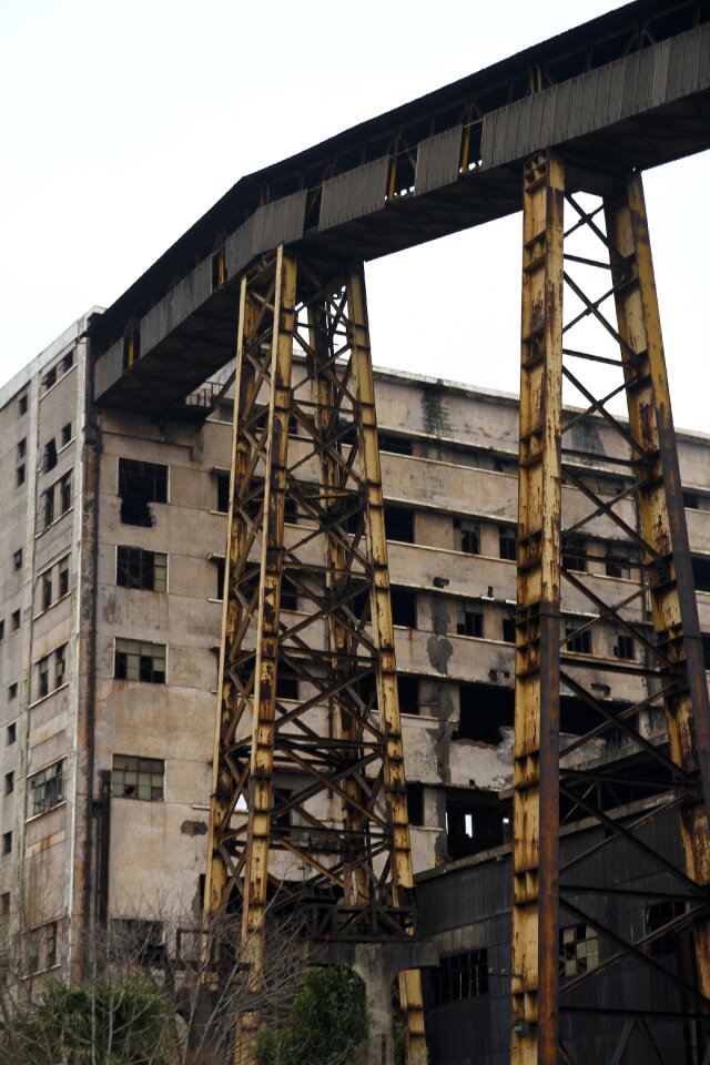 Ruins factory building