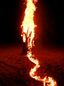 Summer vacation flame