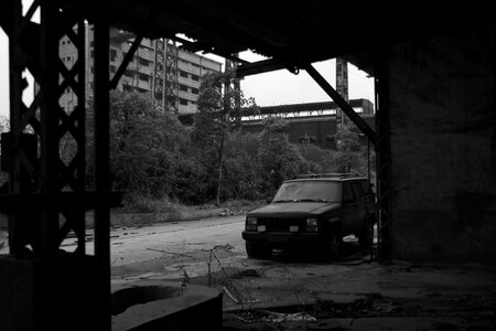 Ruins workshop black and white
