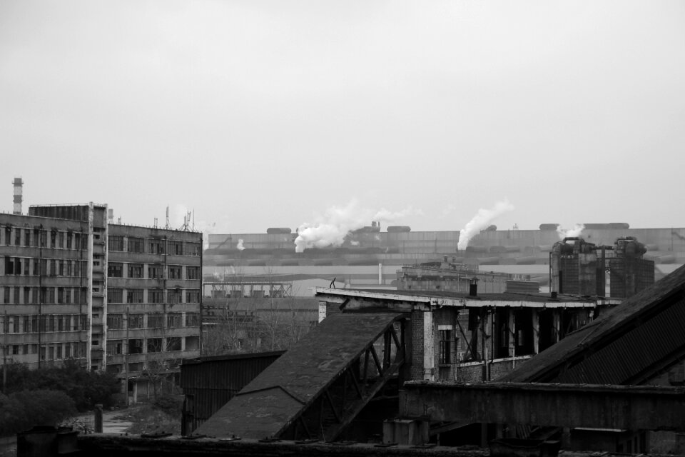 Ruins factory building