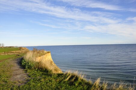 Sea bluff coast photo