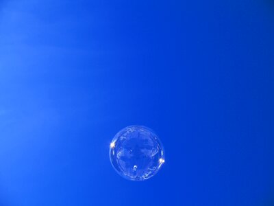 Bubble sky blue
