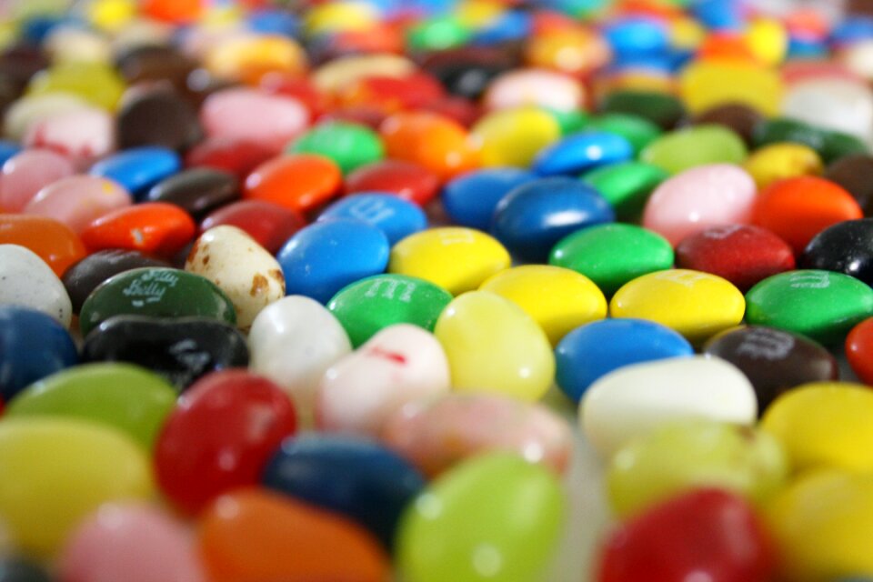 Colorful sweet treat