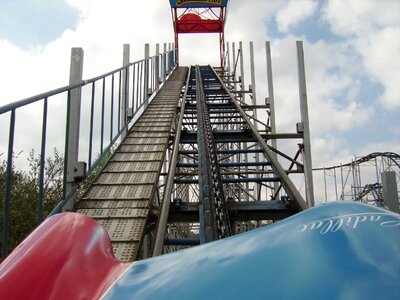 Roller coaster fair attraction