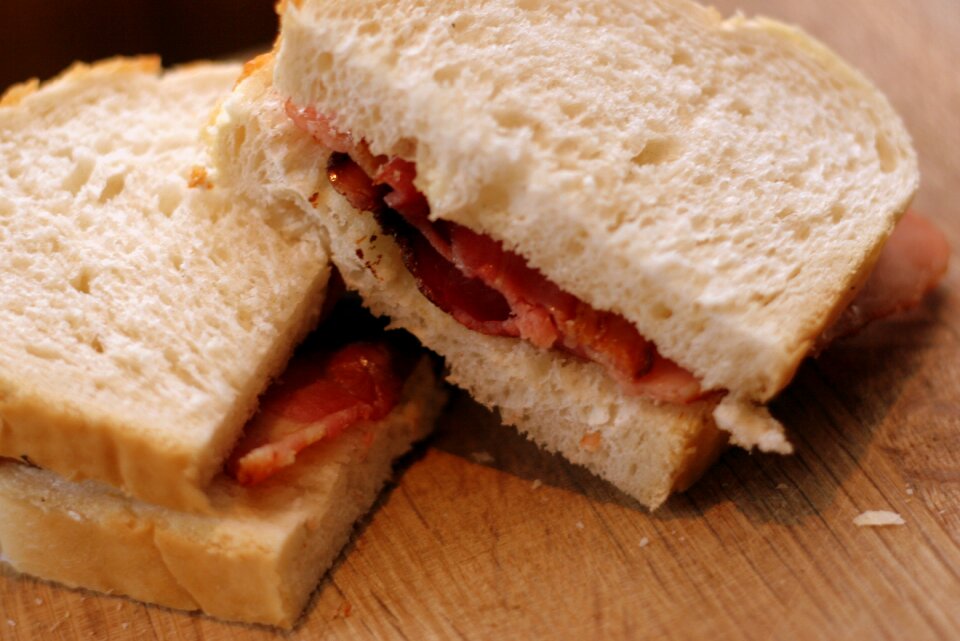 White sliced food