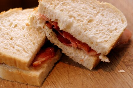 White sliced food