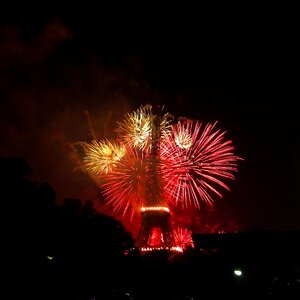 Eiffel tower paris july 14