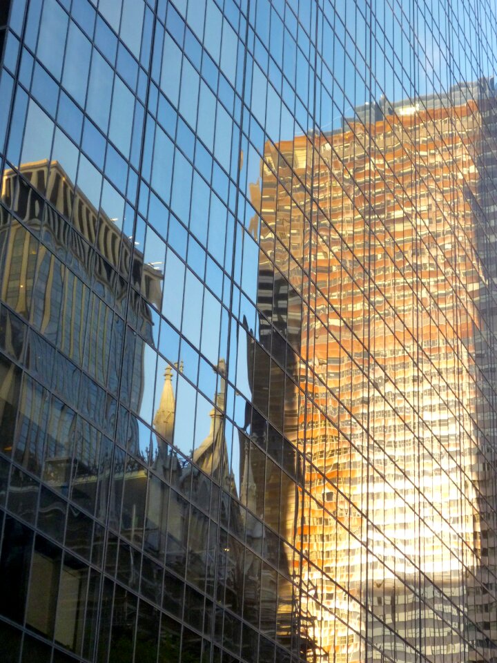 Building reflection city