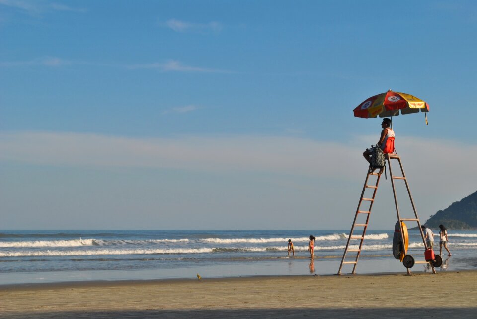 Beach brazil sao paulo